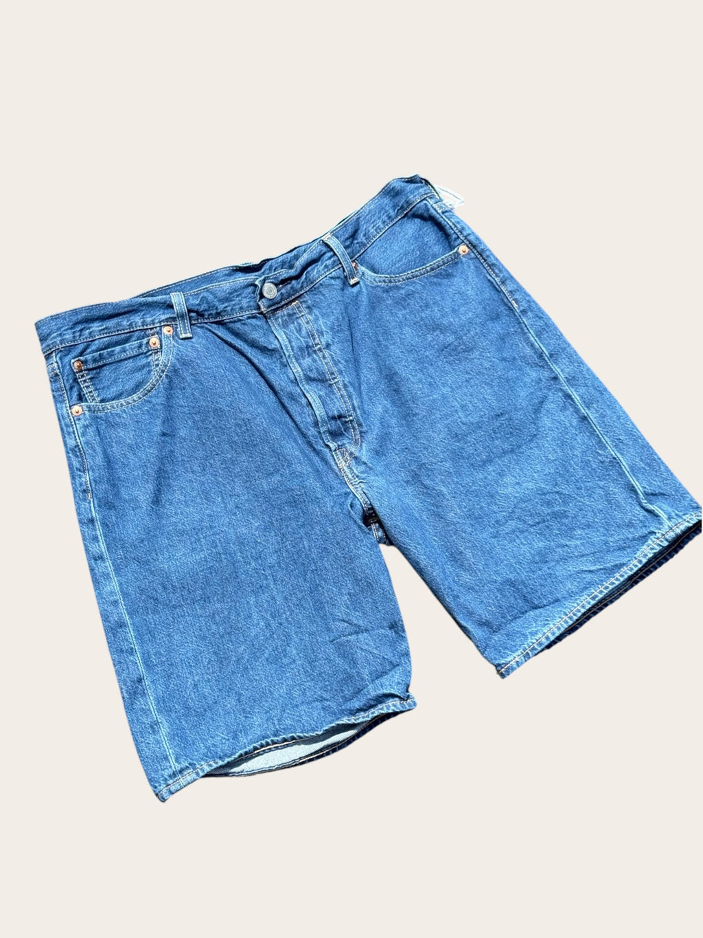 Short Levi’s 501 en denim – Bleu – W36 – Homme – Vintage — vue principale