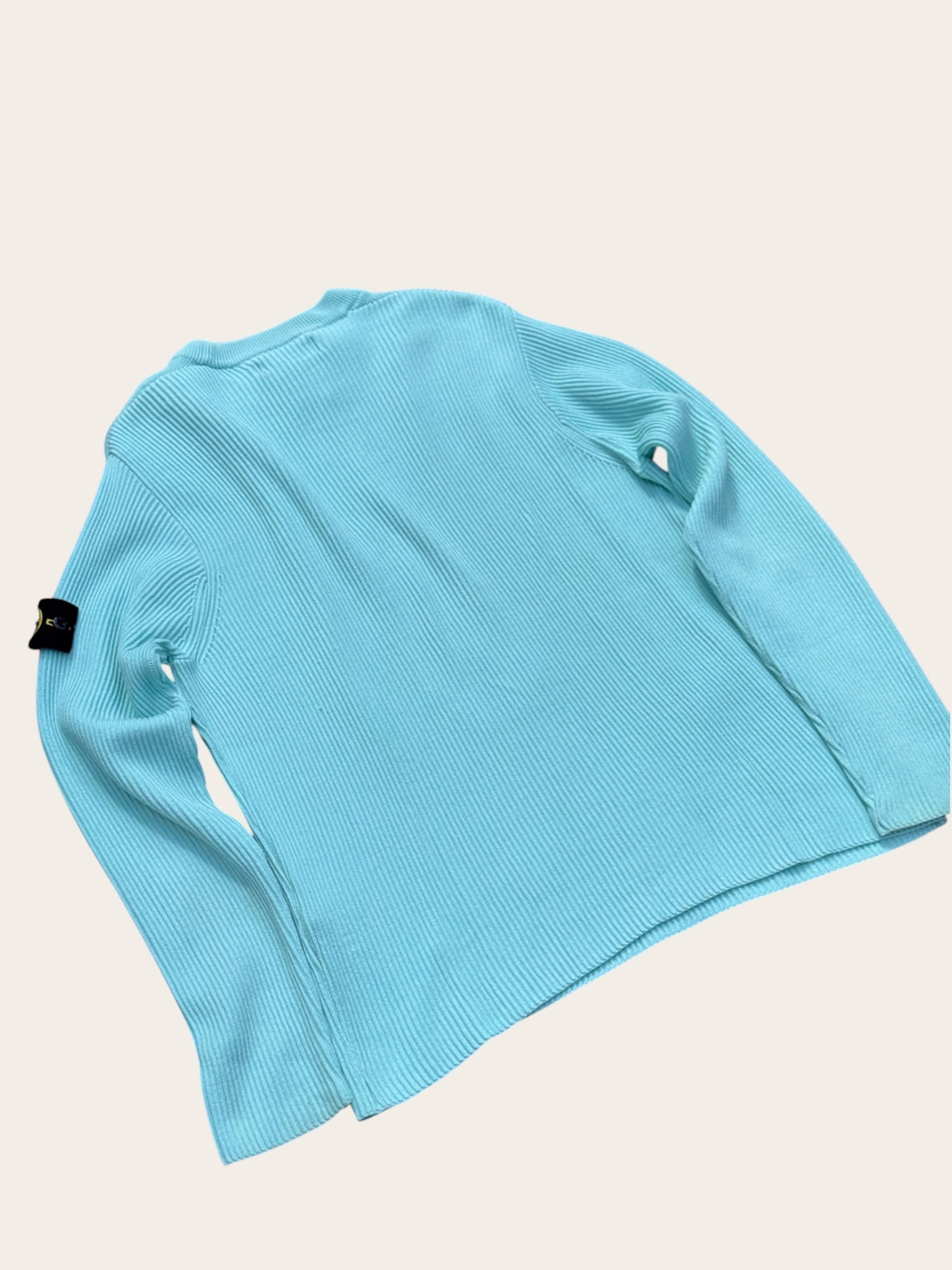 Pull Stone Island Bleu Menthe - Taille M - mixte