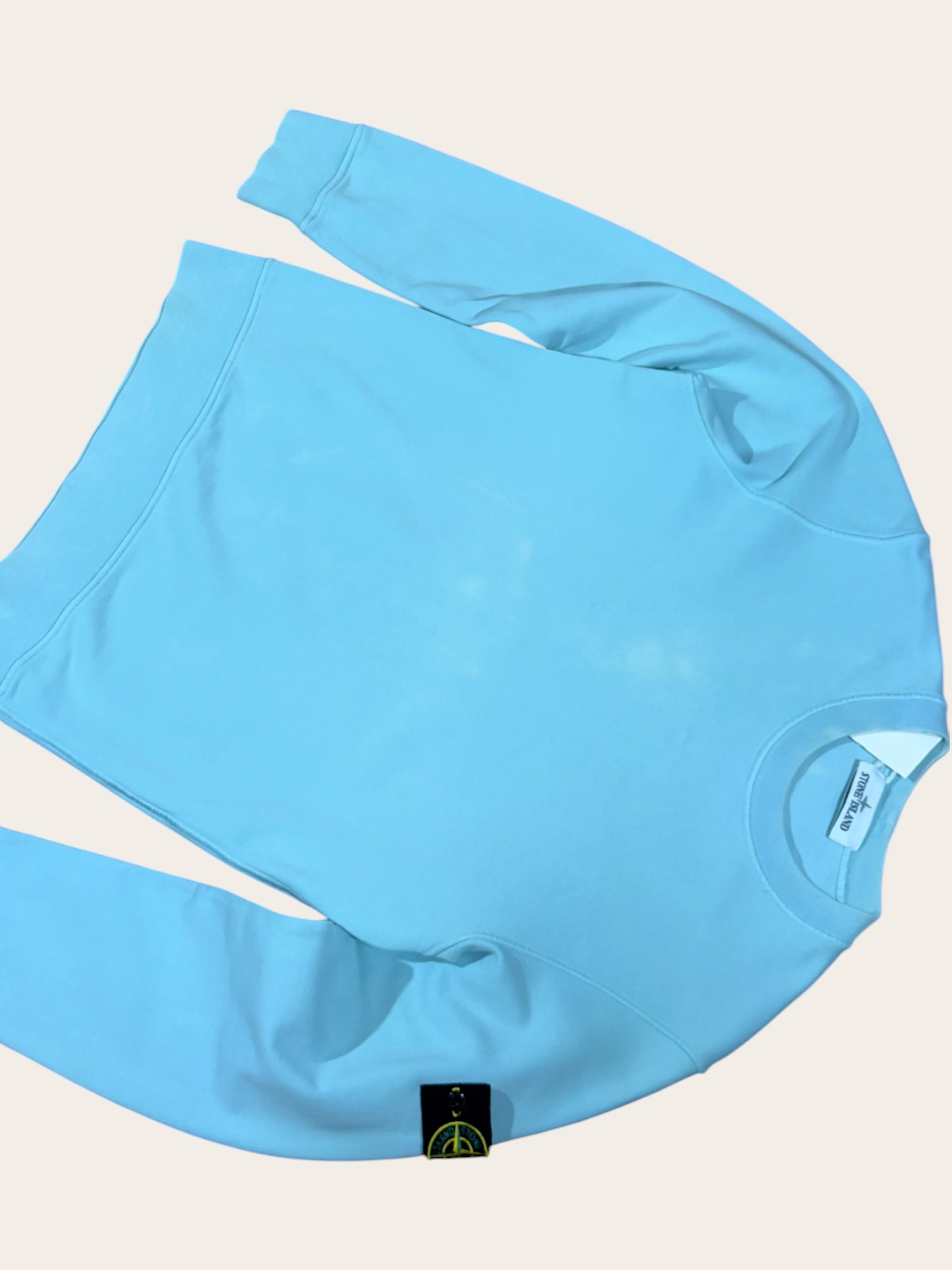 Pull Stone Island – Turquoise – S – Mixte — photo complémentaire 2