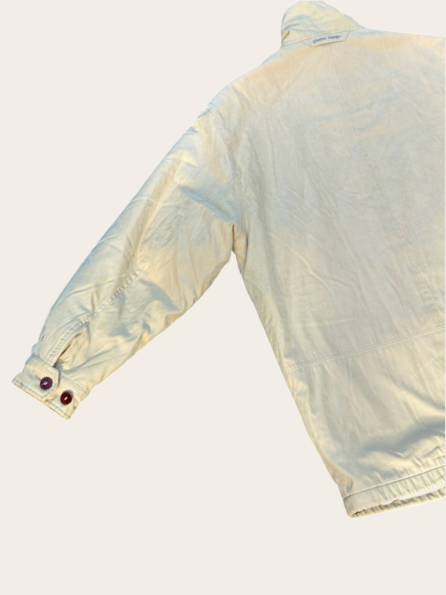 Pierre Cardin Parka Beige Vintage Taille 50 Homme