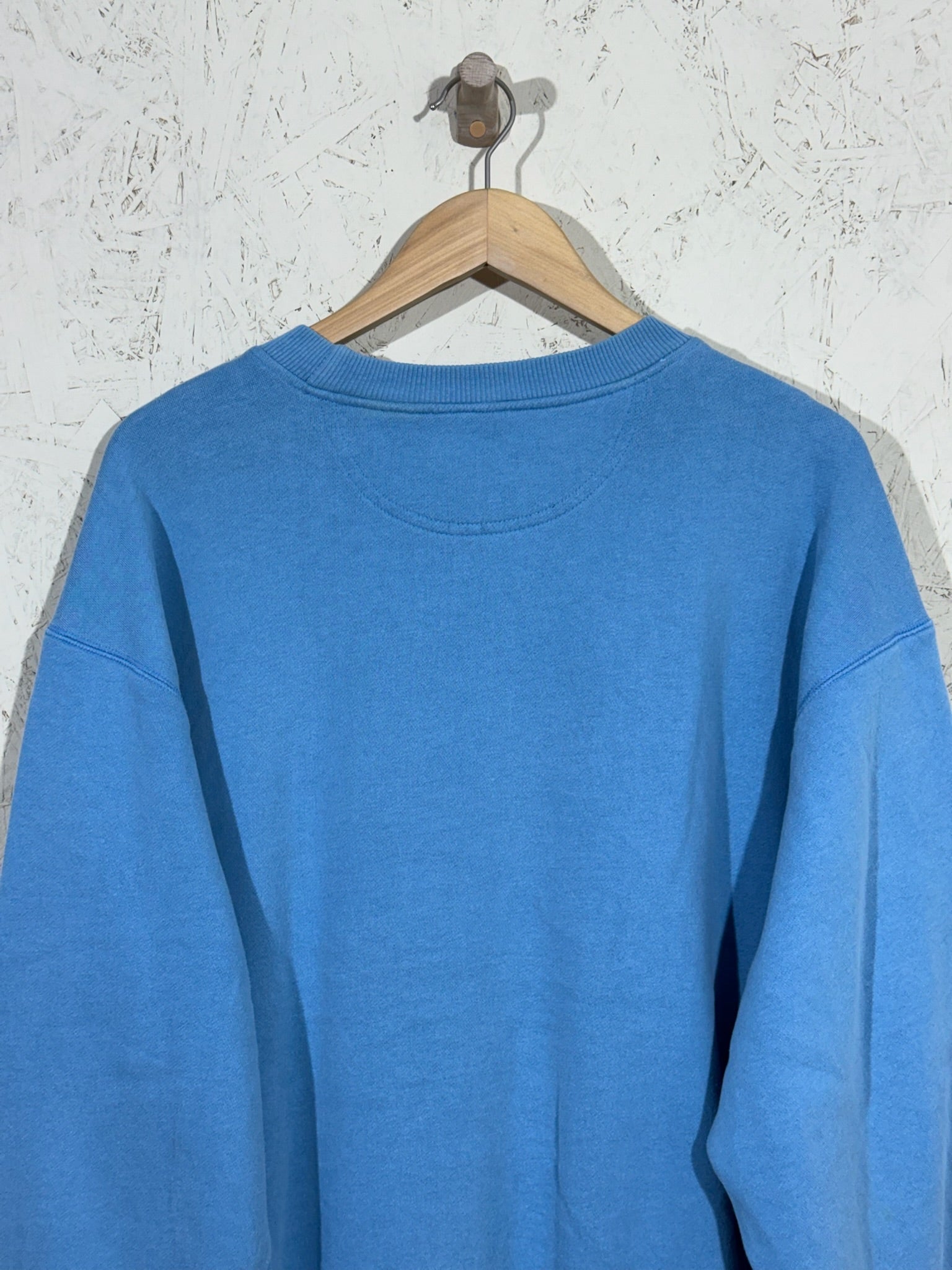 Sweat Fila Vintage Bleu Ciel Oversize XL Mixte