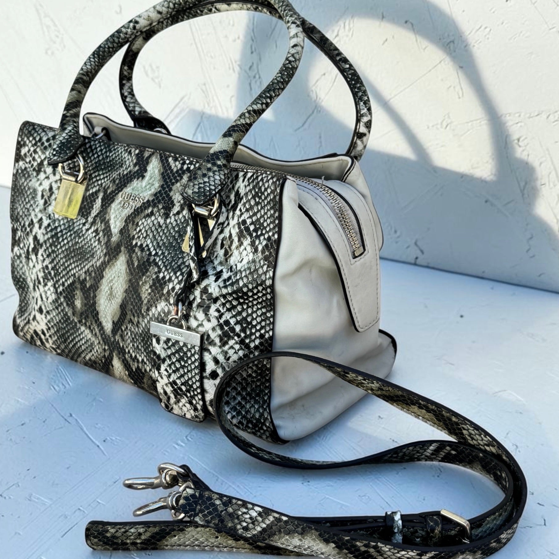 Sac Guess Python Bowling Femme