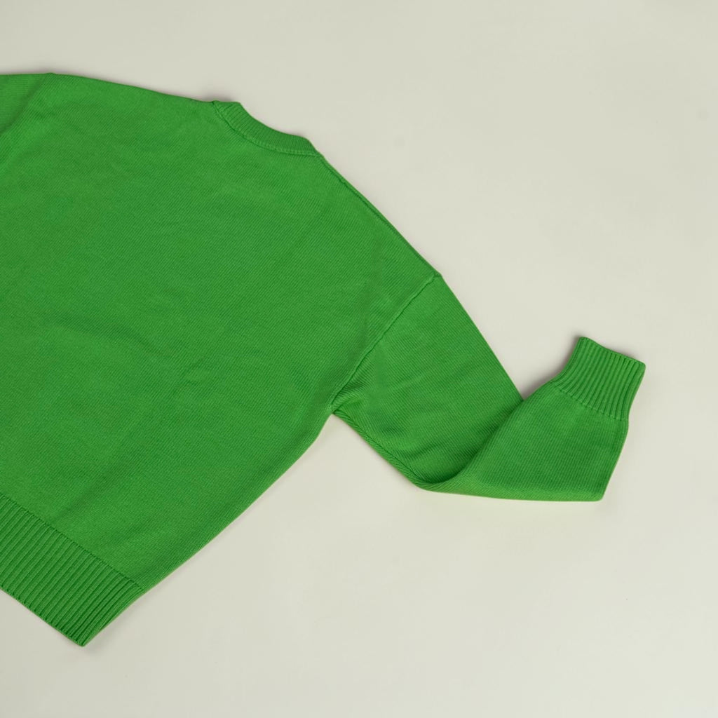 Pull Ami Paris en laine – Vert – M – Mixte — photo complémentaire 4