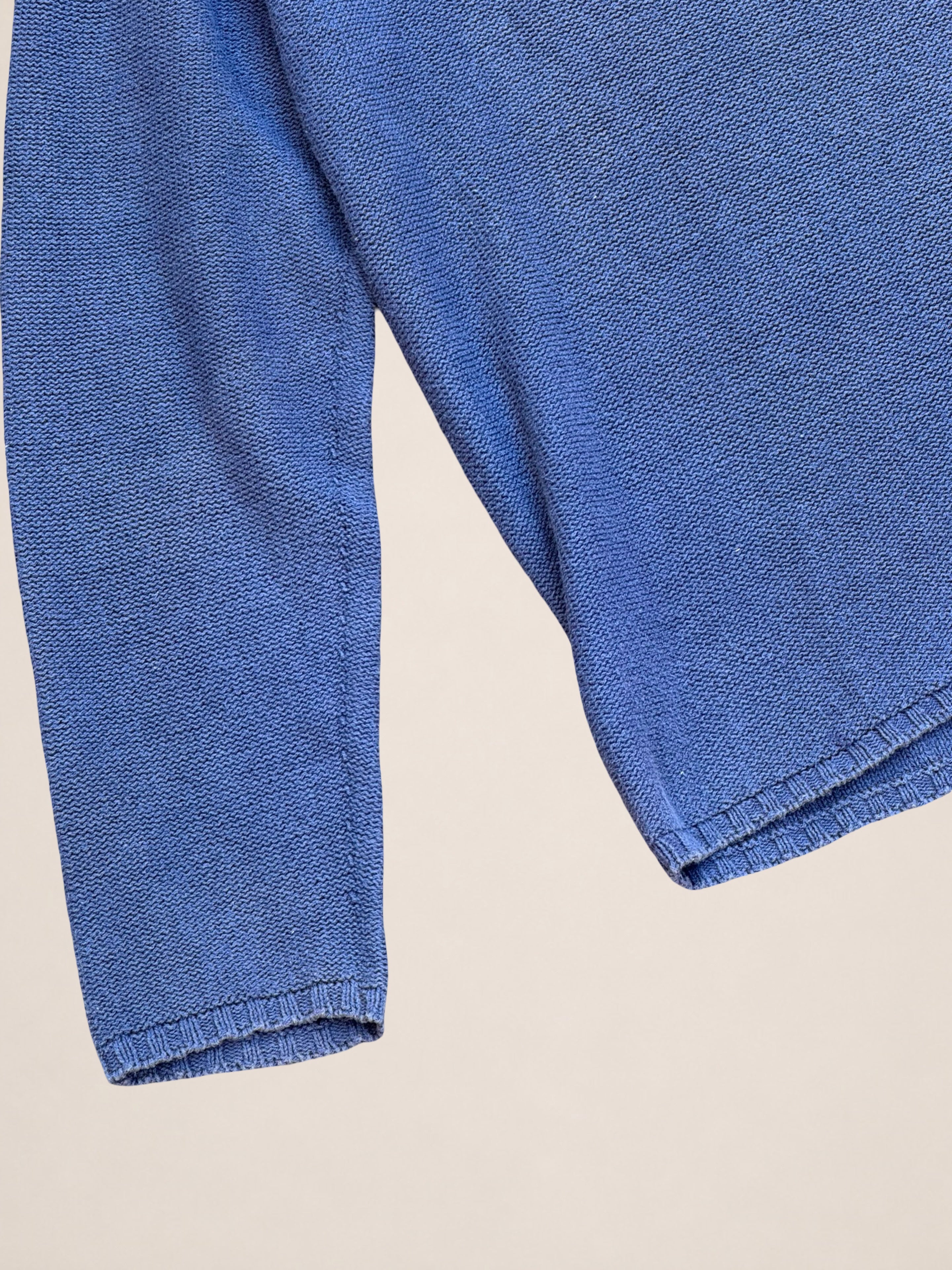Pull Stone Island en maille – Bleu marine – XL – Mixte – Vintage — photo complémentaire 2