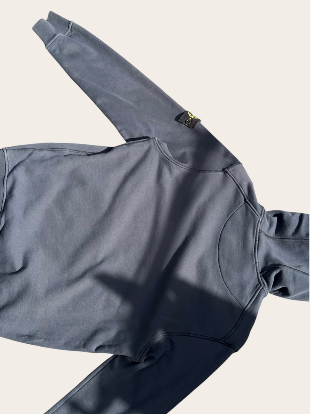 Sweat à capuche Stone Island – Bleu gris – M – Mixte — photo complémentaire 5