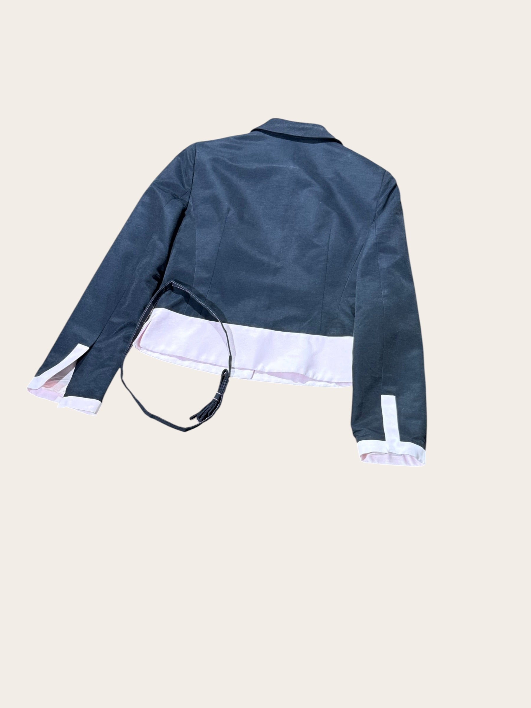 Veste Alain Manoukian – Noire et rose – T.36 – Femme — photo complémentaire 4
