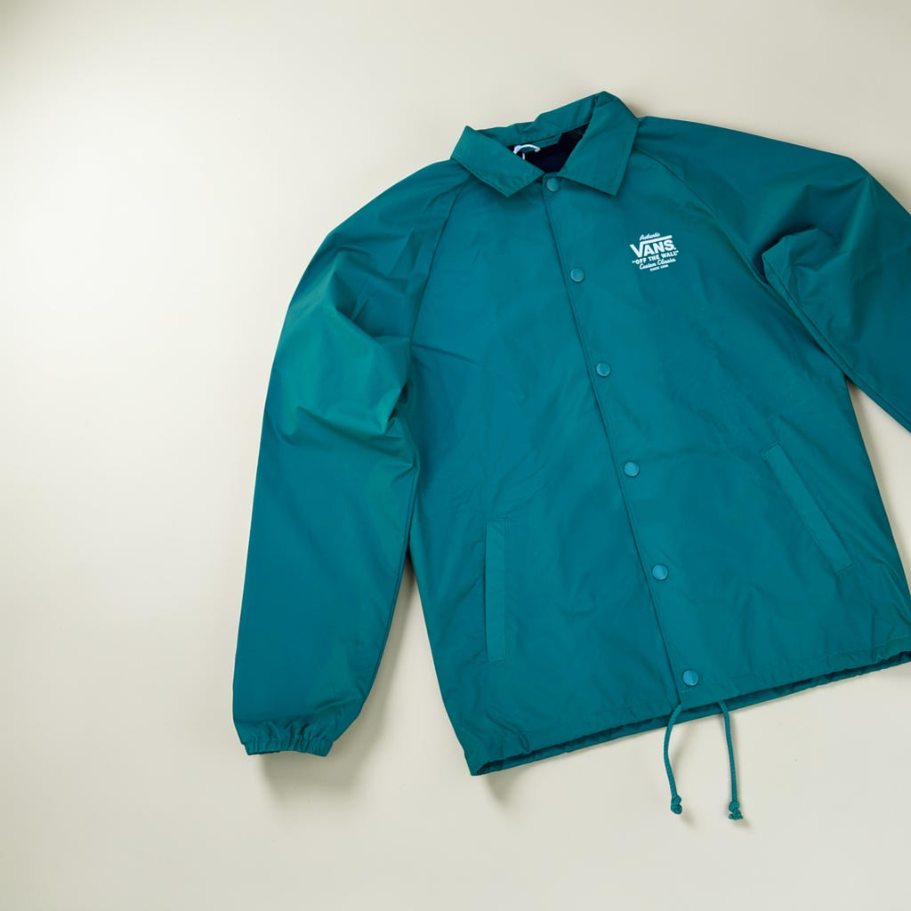 Veste coach Vans – Turquoise – S – Mixte — vue principale