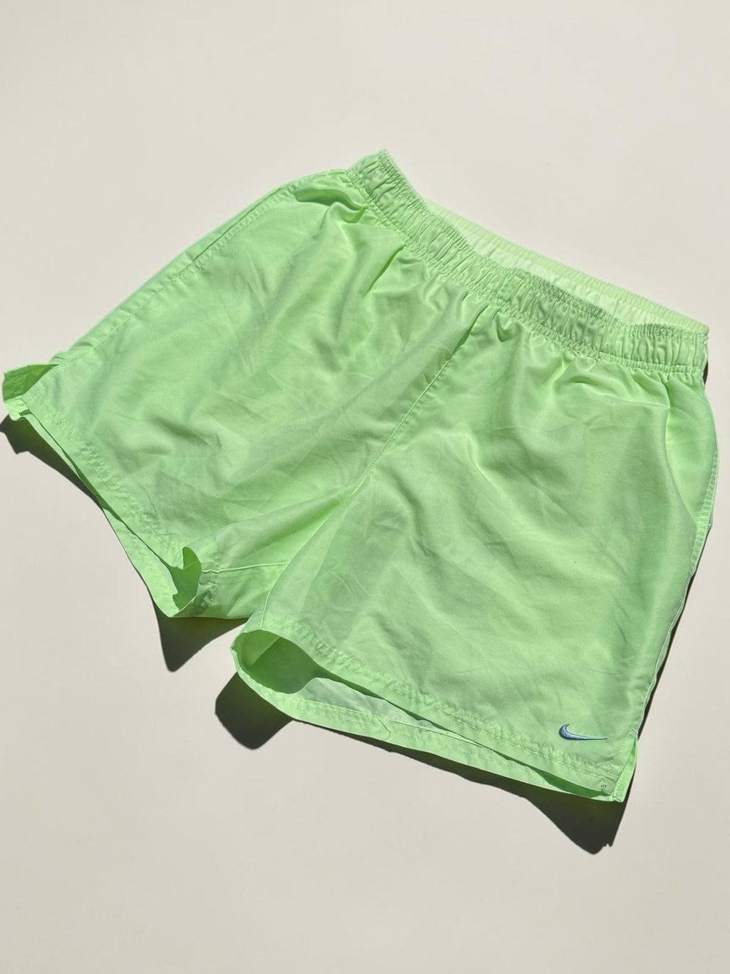 Short de bain Nike – Vert fluo – L – Homme – Vintage — vue principale
