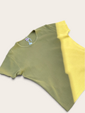 Levi's Ribbed T-Shirt – Lime Green – XL – Women's – Y2K