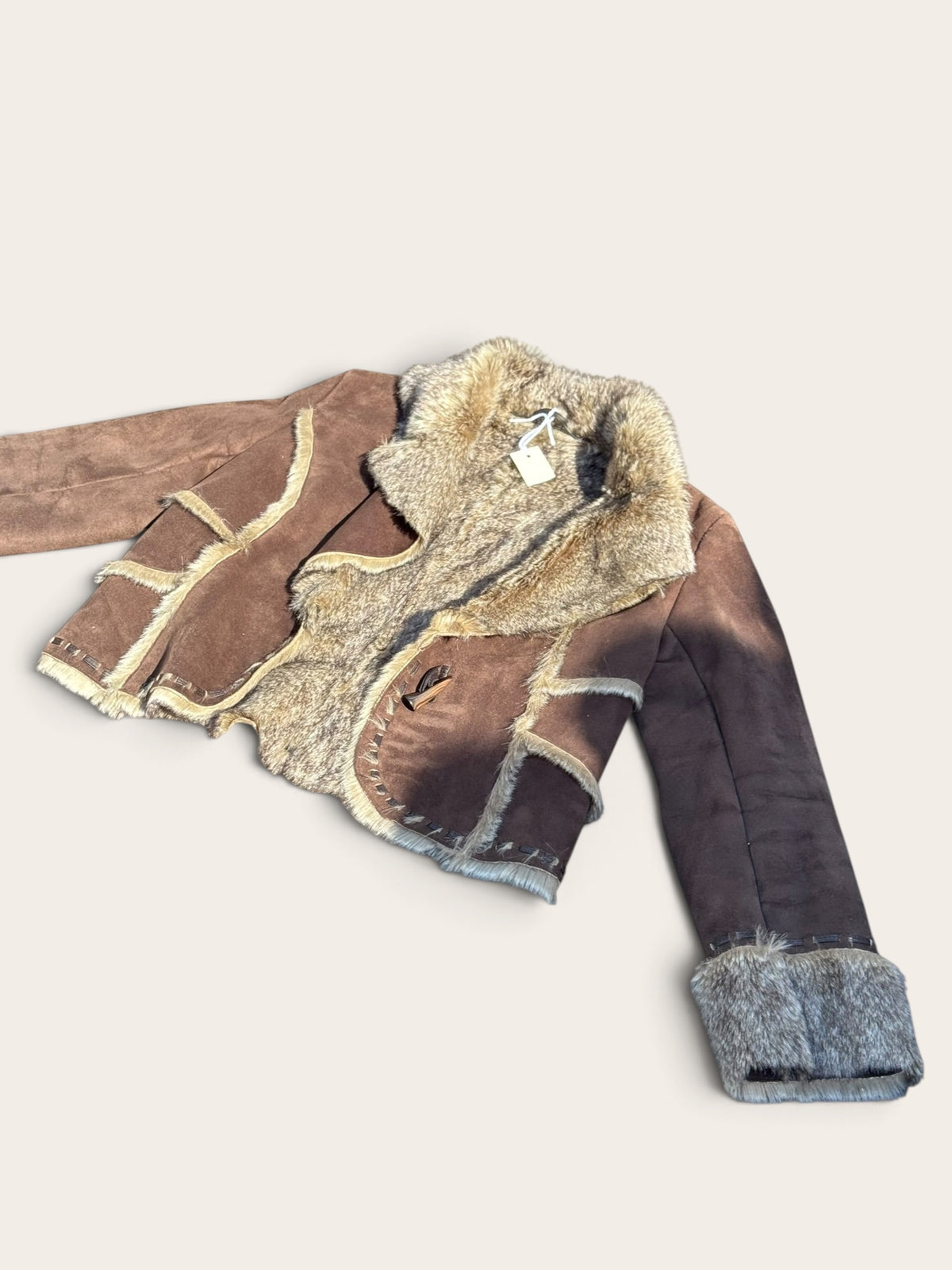 Veste courte à brandebourgs – M – Femme – Vintage