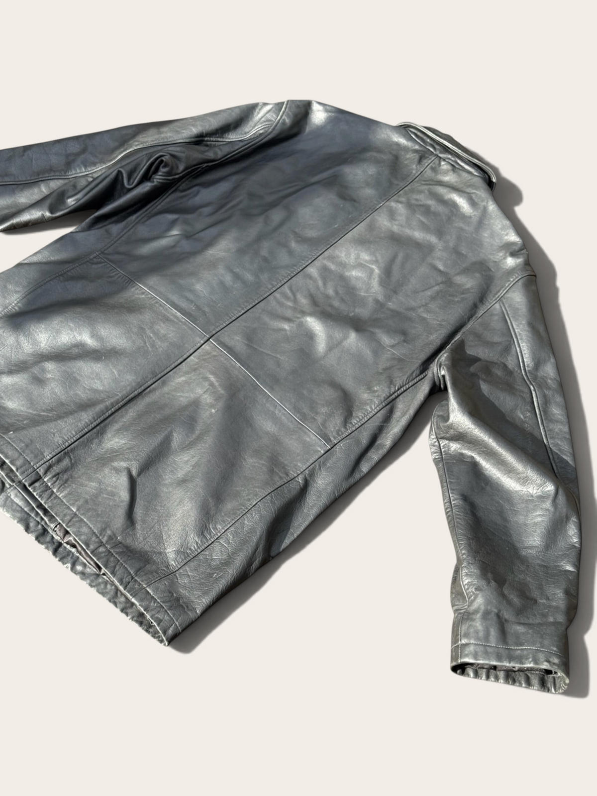 Veste en cuir – Eden Park – XL – Homme – Vintage