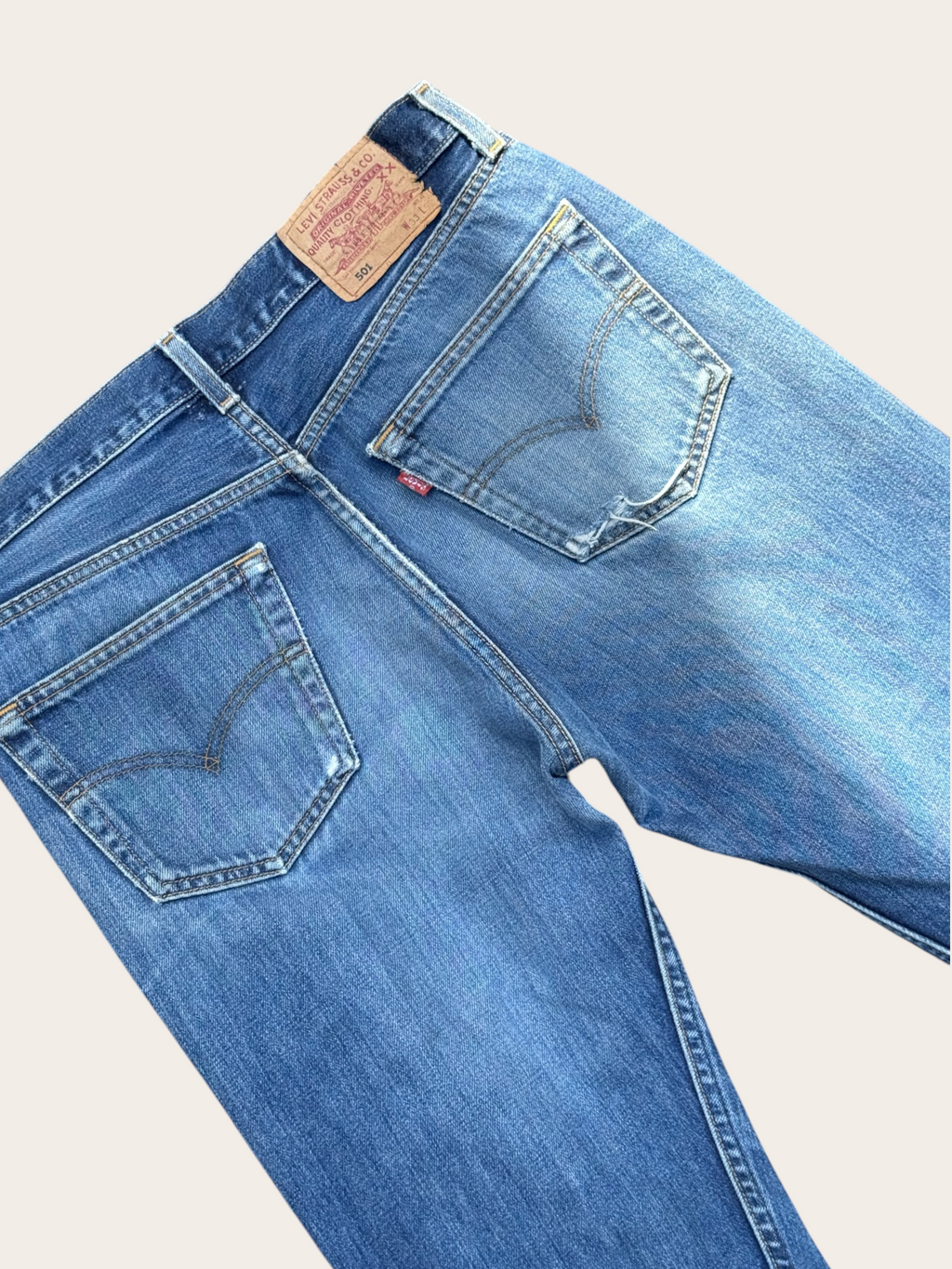 Jean Levi’s 501 Destroy – Bleu – W33 L32 – Mixte – Vintage — photo complémentaire 5