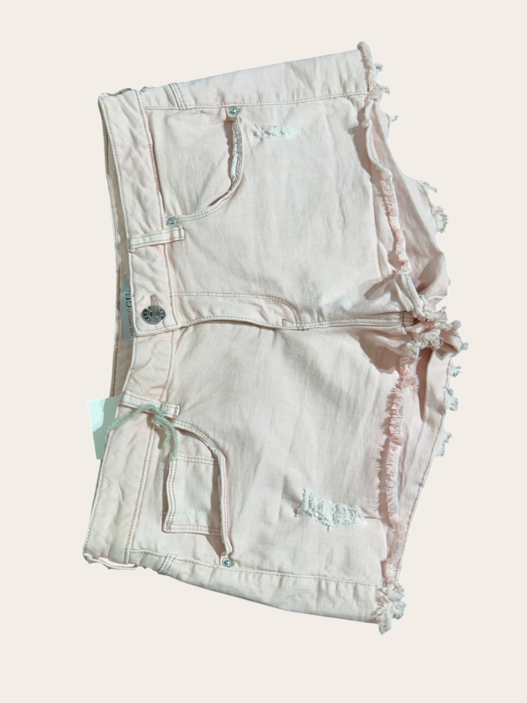 Short Guess en jean – Rose – T.29 – Femme — photo complémentaire 2