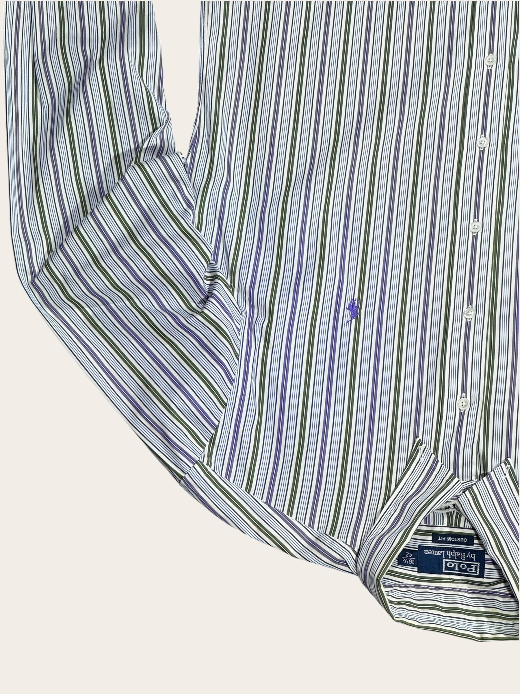 Chemise Polo Ralph Lauren à rayures – Multicolore – T.16,5/42 – Mixte — photo complémentaire 3