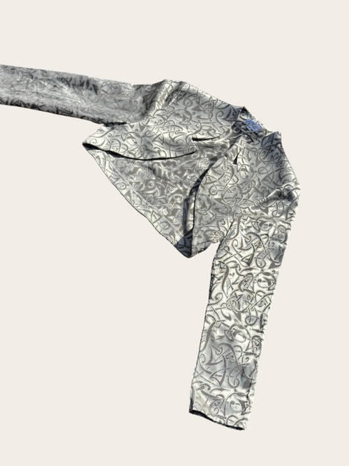 Boléro Efel2 en jacquard – Argenté – Taille 2 – Femme — vue principale