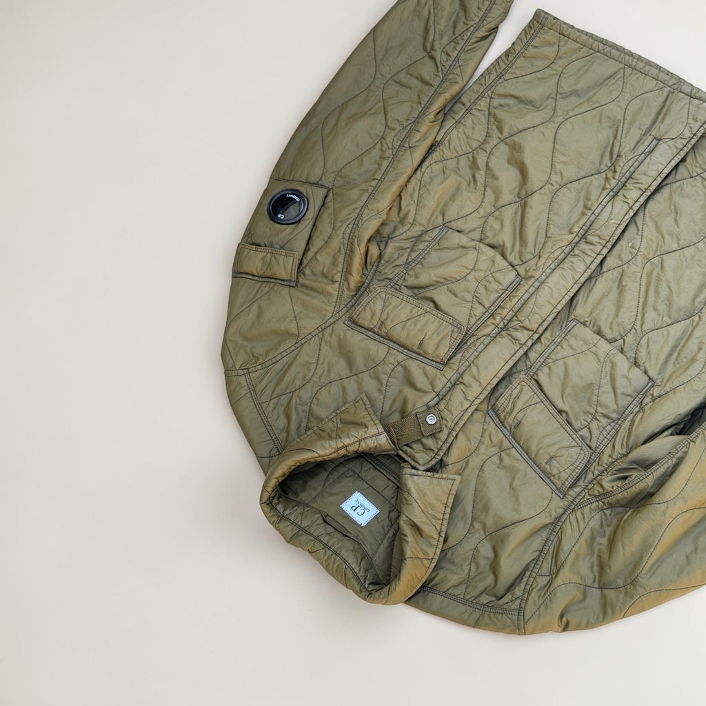 Veste matelassée C.P. Company en nylon – Kaki – M – Mixte — photo complémentaire 3
