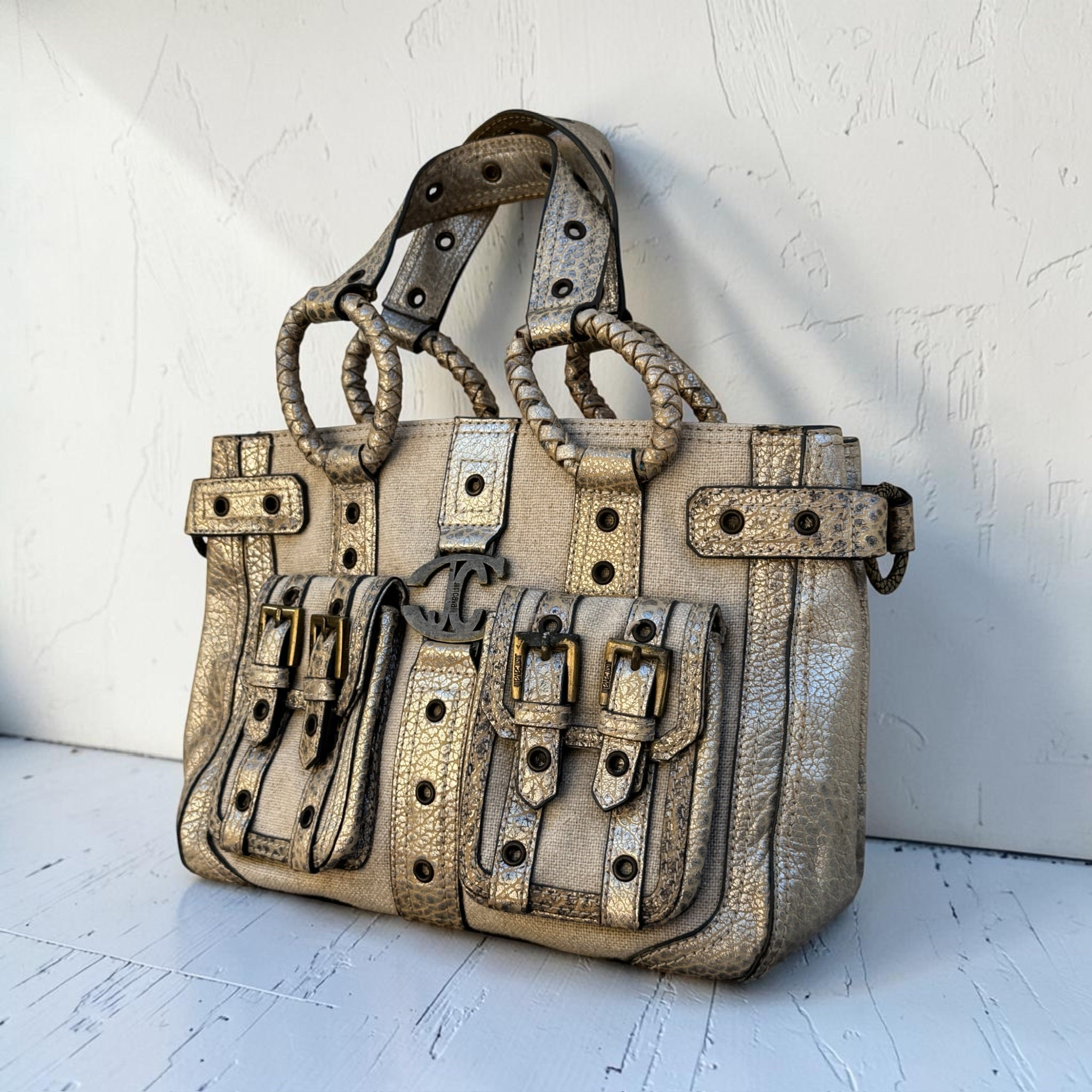 Sac Just Cavalli Multipoche Vintage Y2K Femme