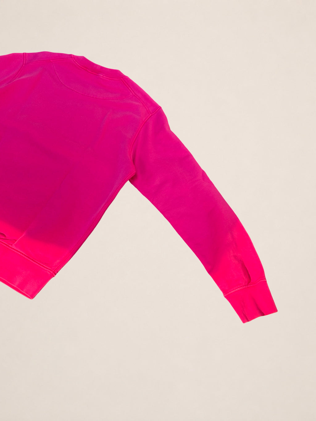 Sweat Stone Island col rond – Rose fuchsia – S – Mixte — photo complémentaire 4