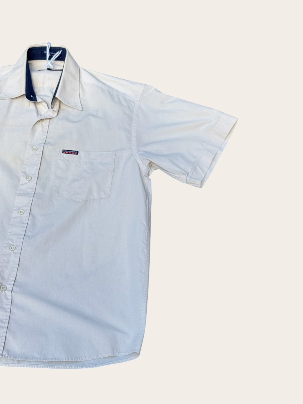 Chemise Façonnable Sport – Beige – M – Homme — photo complémentaire 2