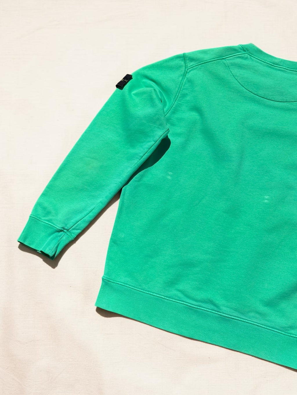 Sweat Stone Island à badge Compass – Vert – XL – Mixte — photo complémentaire 4