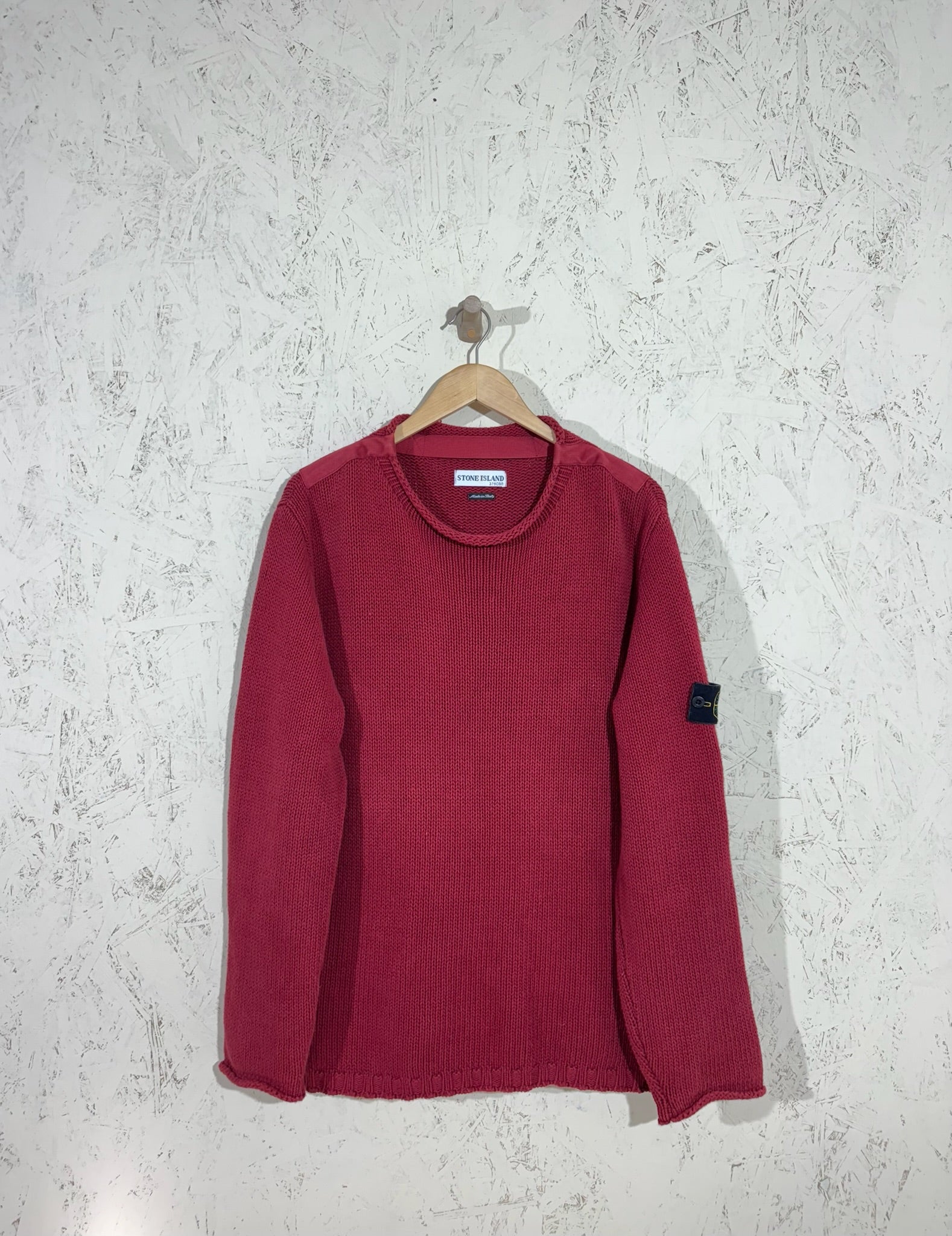 Pull Stone Island Bordeaux Vintage L Mixte