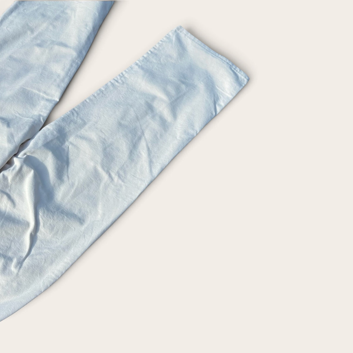 Pantalon – Blanc Bleu – XXL – Femme – Vintage