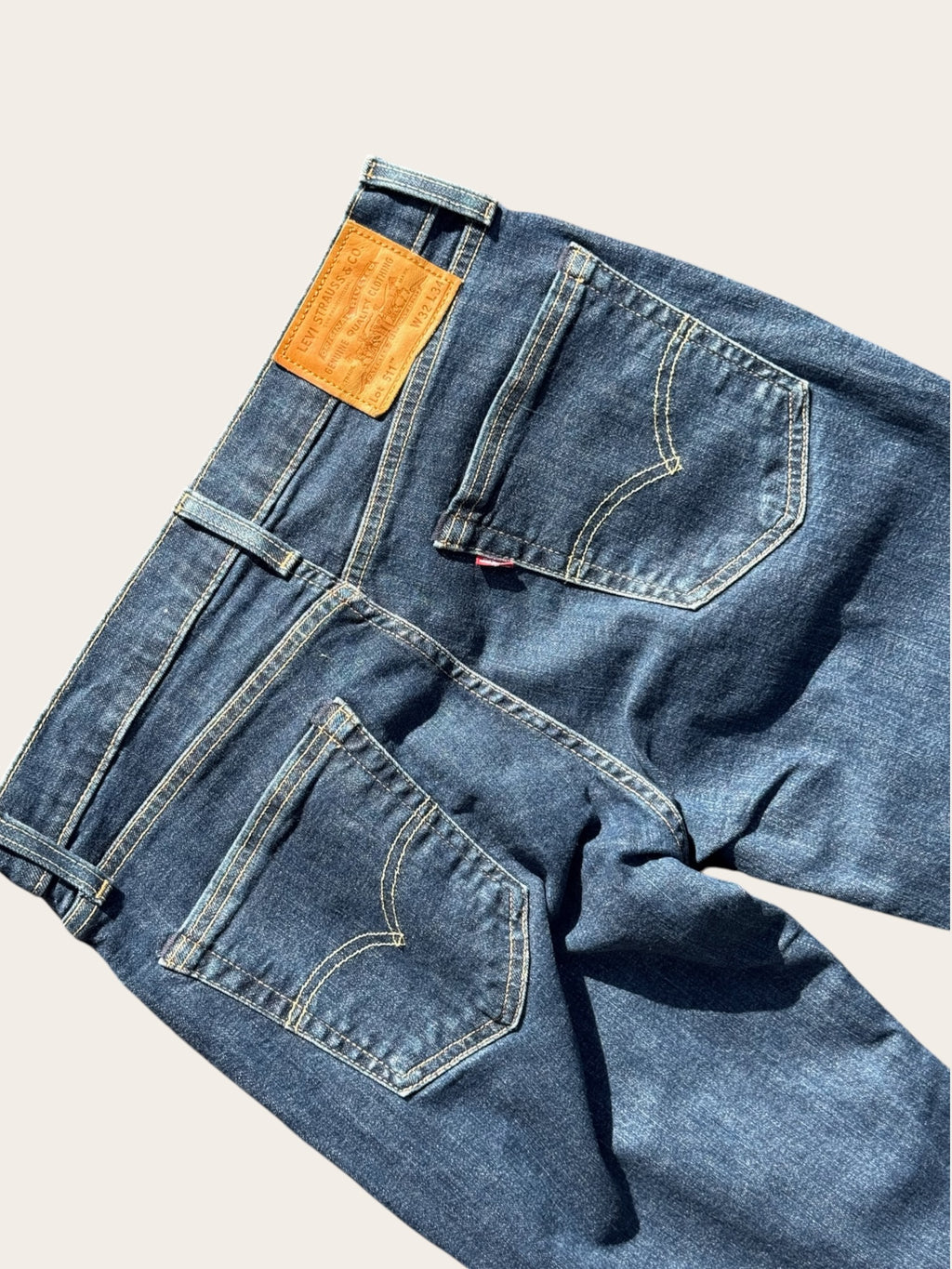 Jean Levi’s 511 Slim Fit – Bleu denim – W32 L34 – Homme — photo complémentaire 6