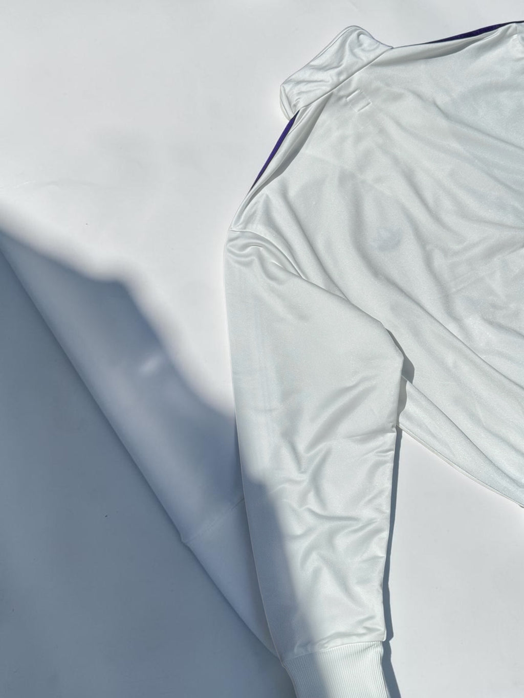 Veste de survêtement Adidas Originals – Blanche et violette – XL – Mixte — photo complémentaire 6