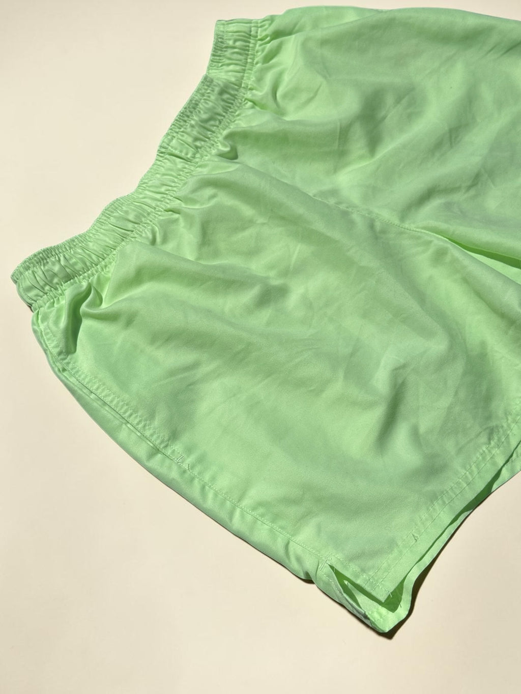 Short de bain Nike – Vert fluo – L – Homme – Vintage — photo complémentaire 2