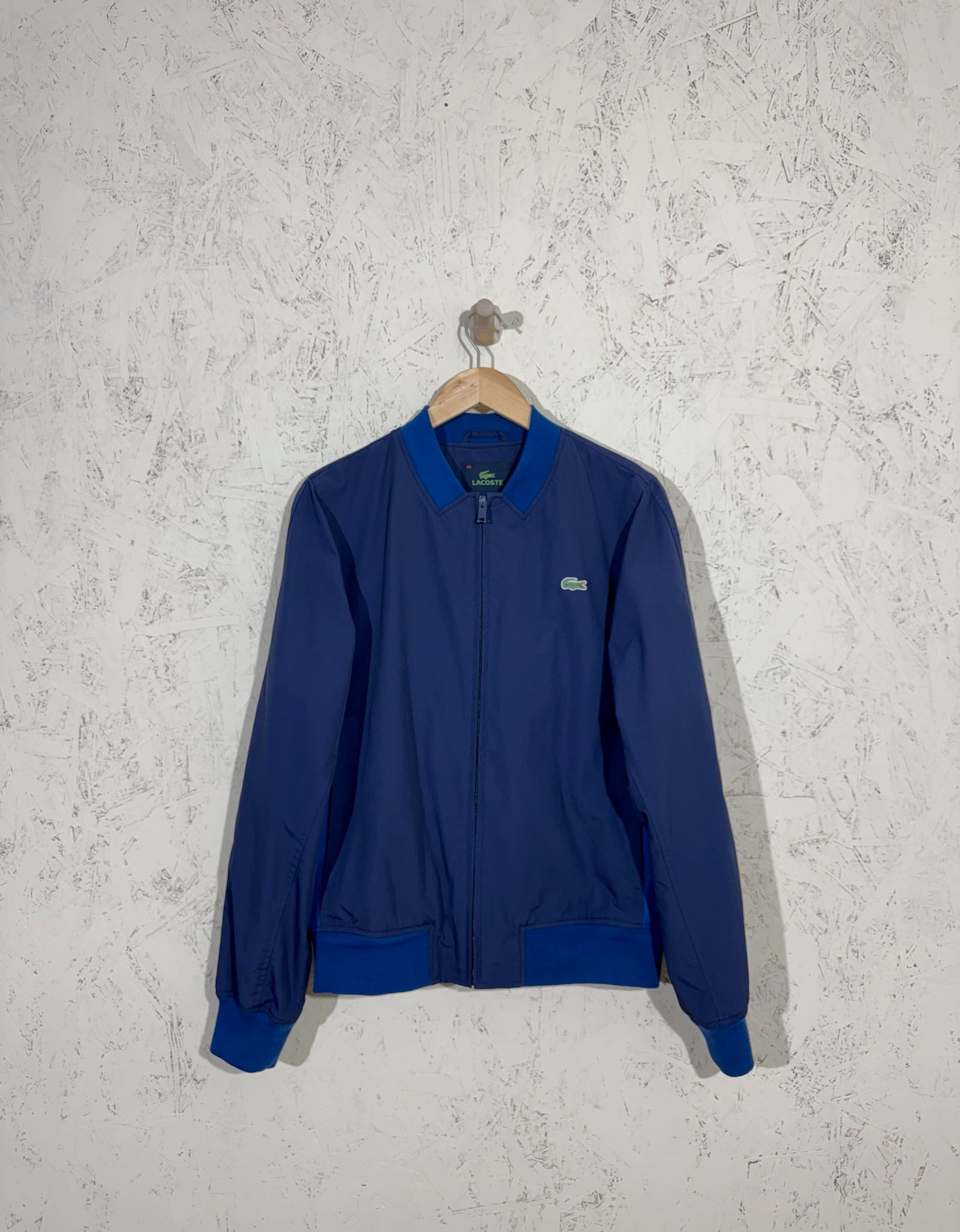 veste bomber Lacoste Léger Bleu Zip – M - mixte