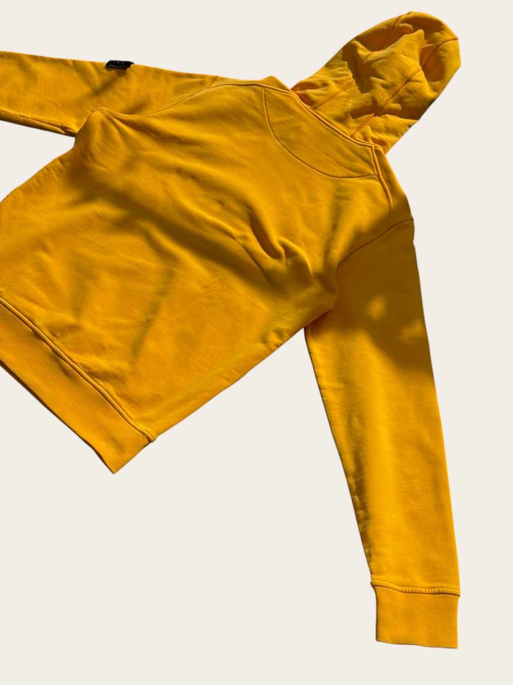 Sweat à capuche Stone Island à badge – Jaune – L – Mixte — photo complémentaire 5