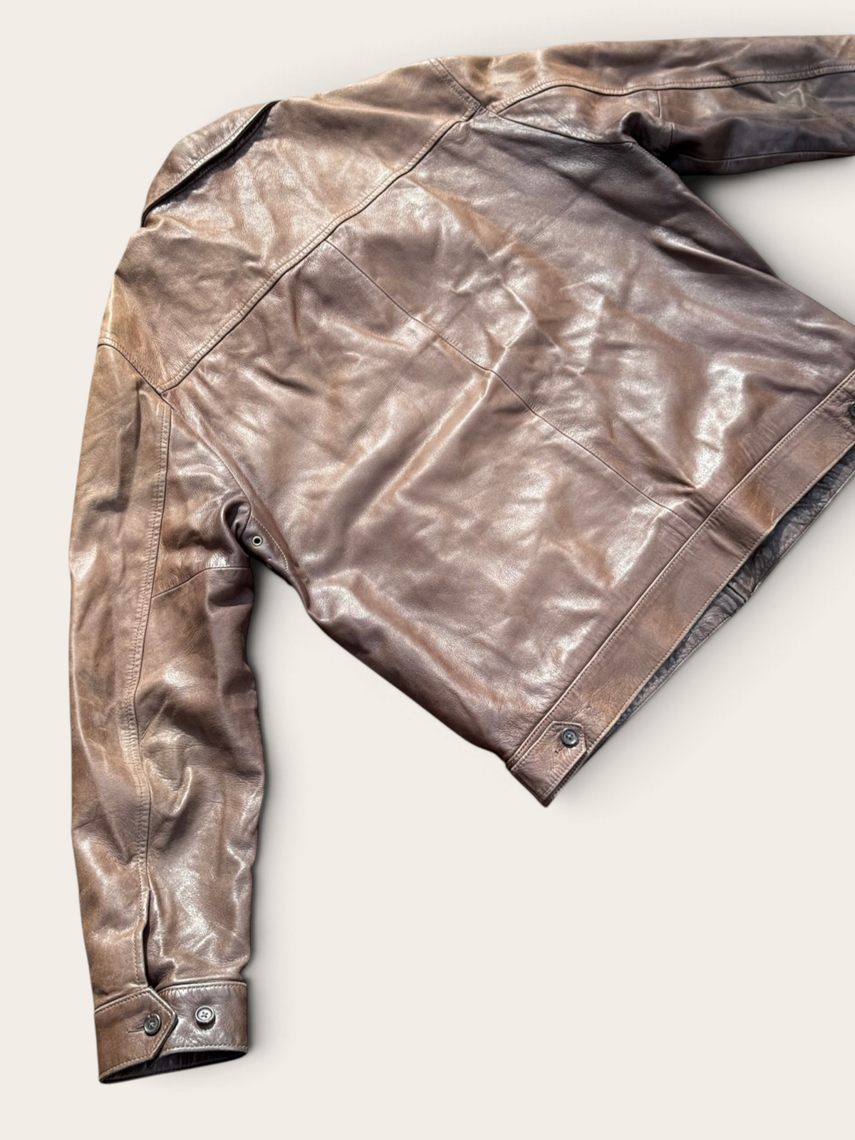 Veste en cuir – Ralph Lauren – L – Homme – Vintage