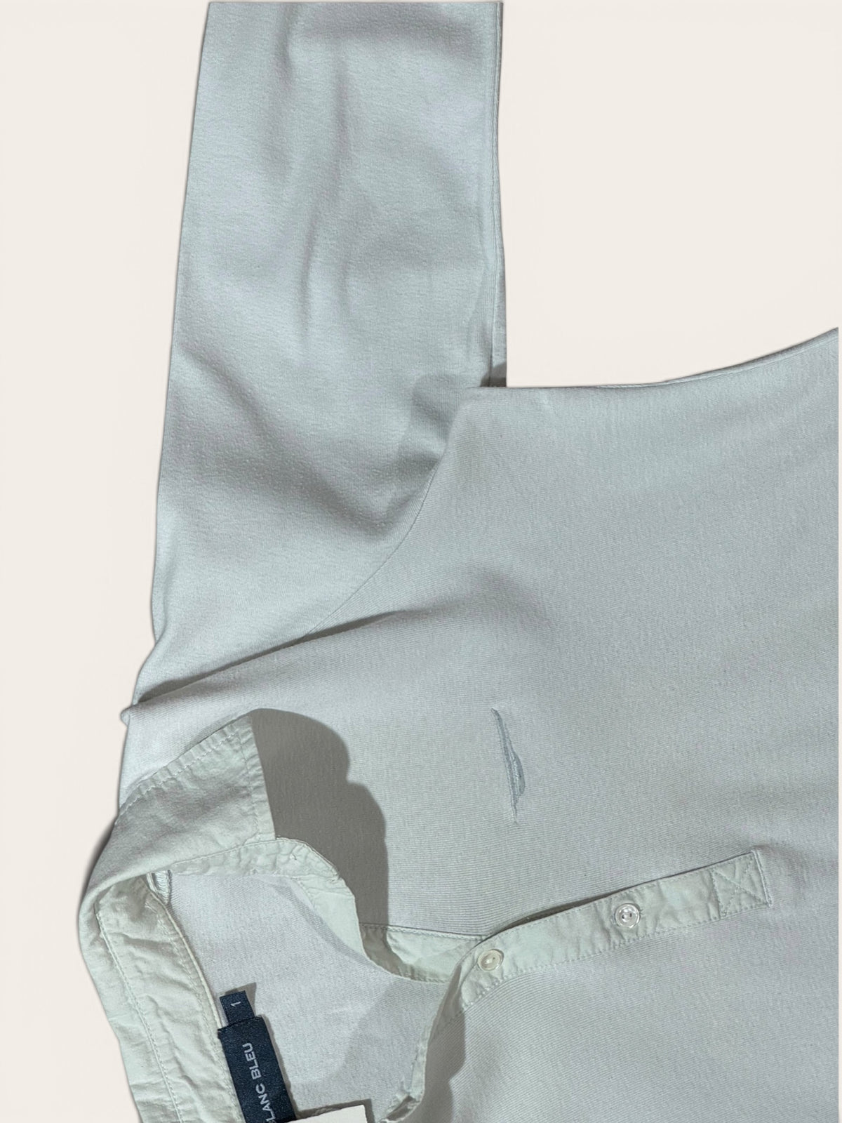 Polo – Blanc Bleu – S – Femme