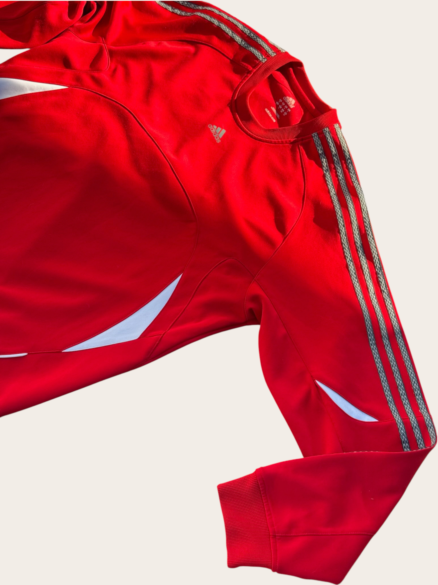 Sweat Adidas Training – Rouge – L – Mixte – Vintage — photo complémentaire 2