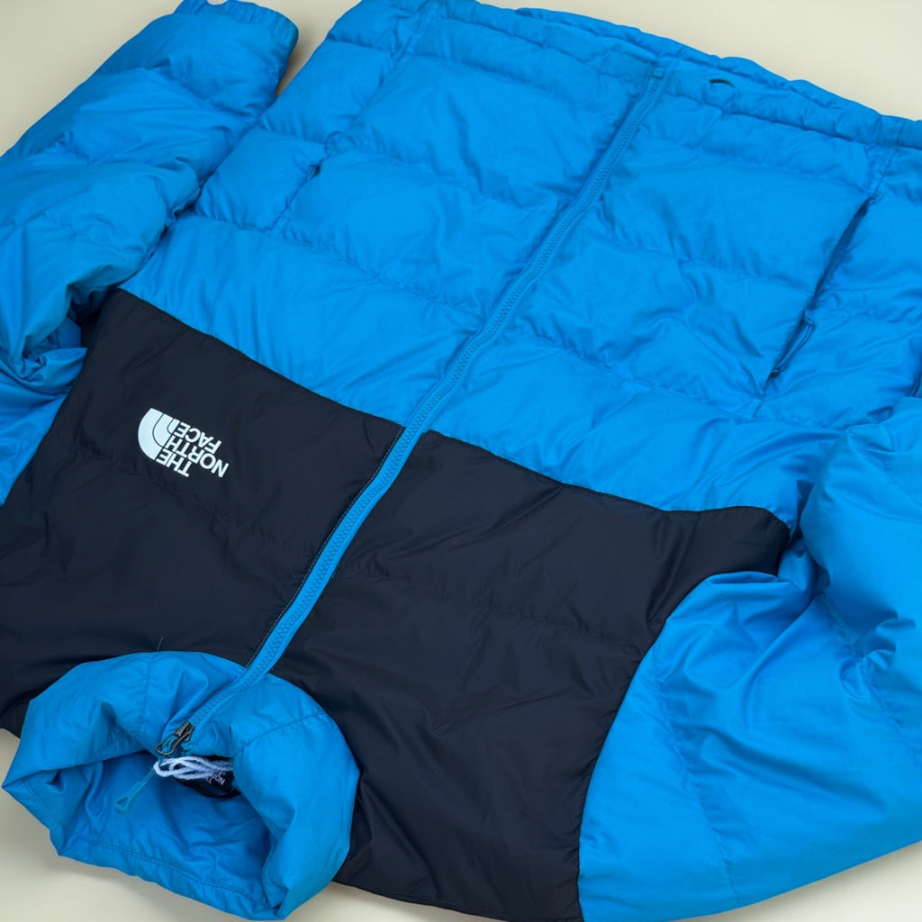 Doudoune The North Face 1996 Nuptse 550 – Bleu et noir – L – Mixte — photo complémentaire 3