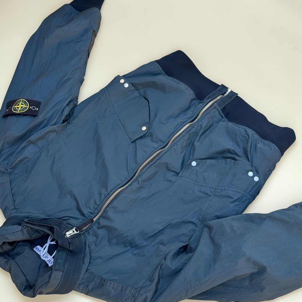 Bomber Stone Island Nylon Metal – Bleu – M – Mixte – Vintage — photo complémentaire 3