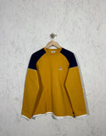 Sweat Adidas Vintage Jaune Moutarde Bleu Marine M Mixte