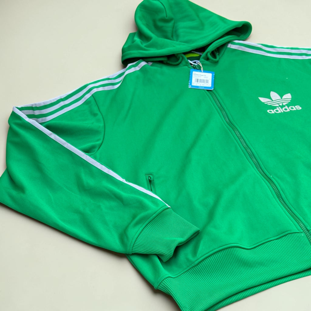 Veste à capuche Adidas Originals Hooded Track Top – Verte – 2XL – Mixte – Vintage — photo complémentaire 2