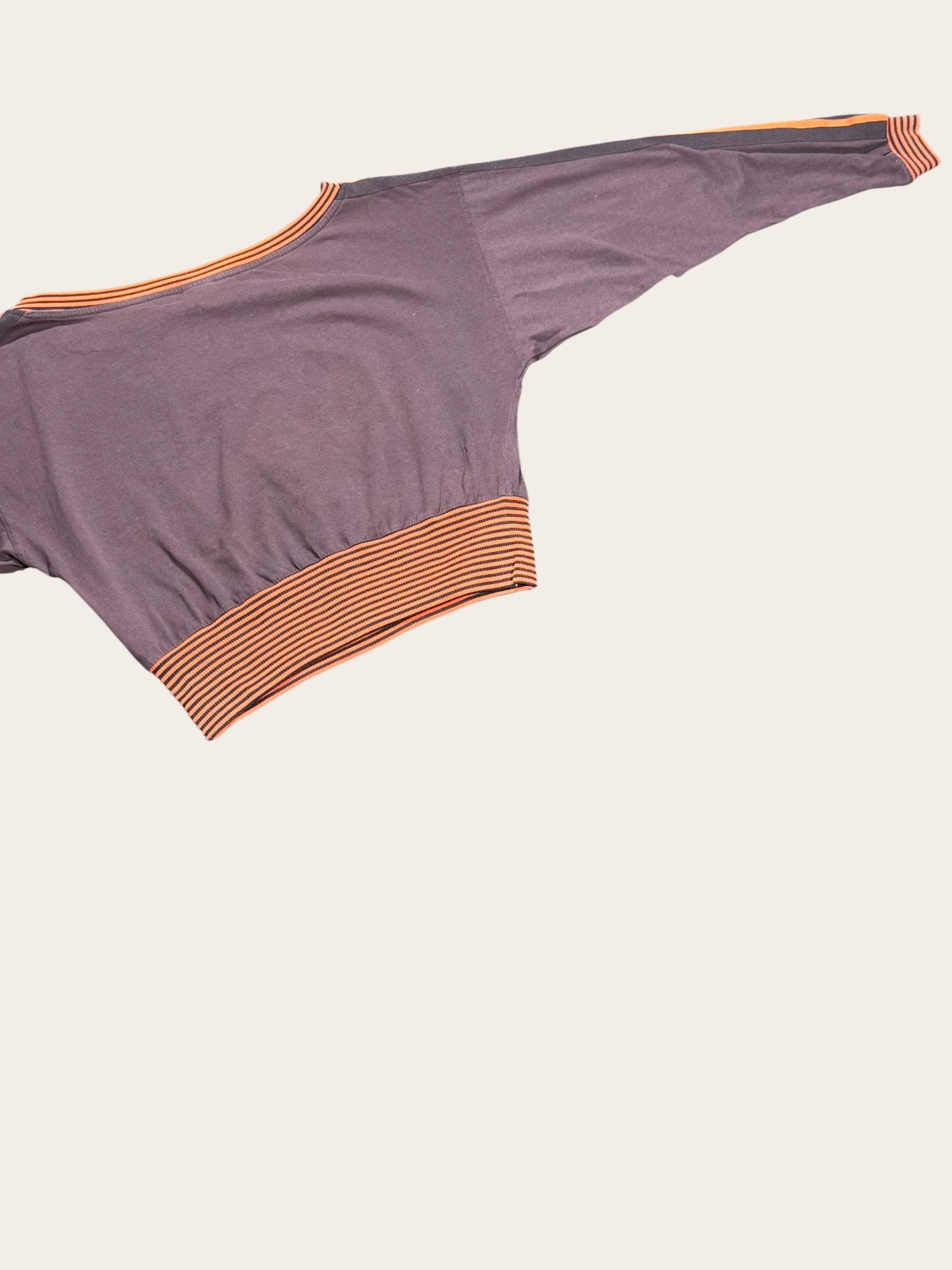 T-shirt manches longues Nike – Marron et orange – M – Femme — photo complémentaire 4