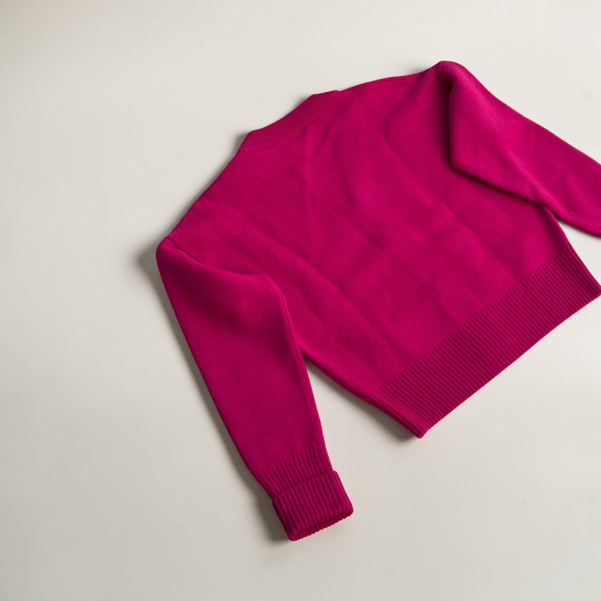 CARDIGAN AMI PARIS FUCHSIA – M – MIXTE