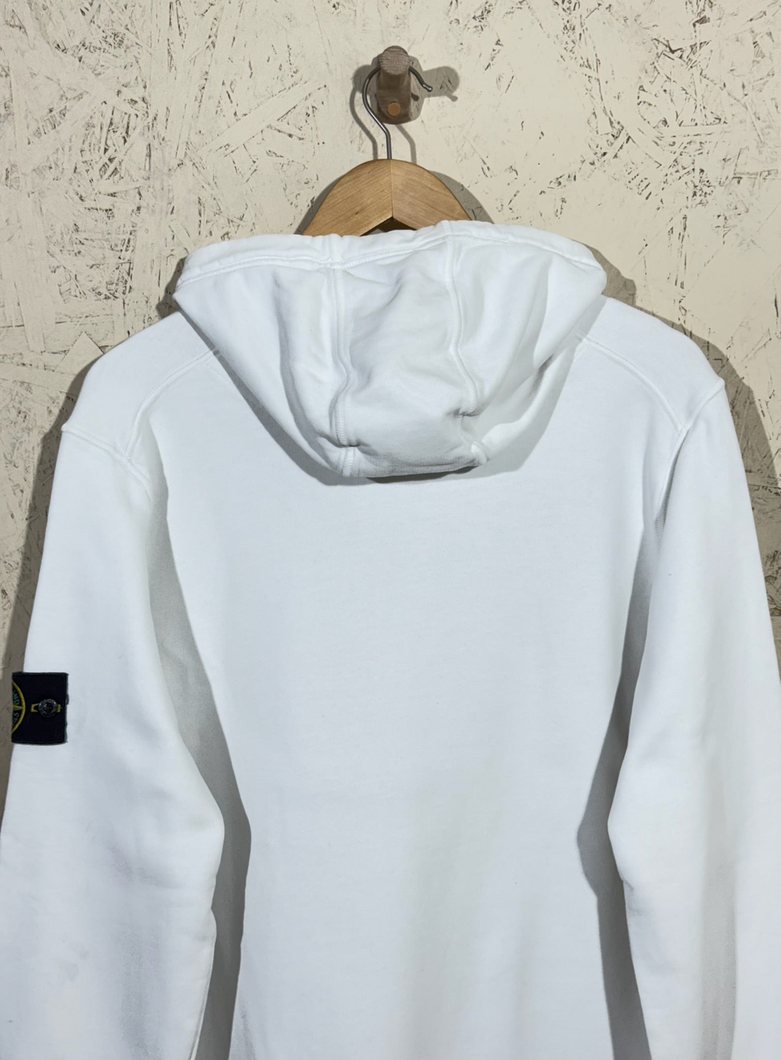 sweat Stone Island Blanc Badge – L - mixte