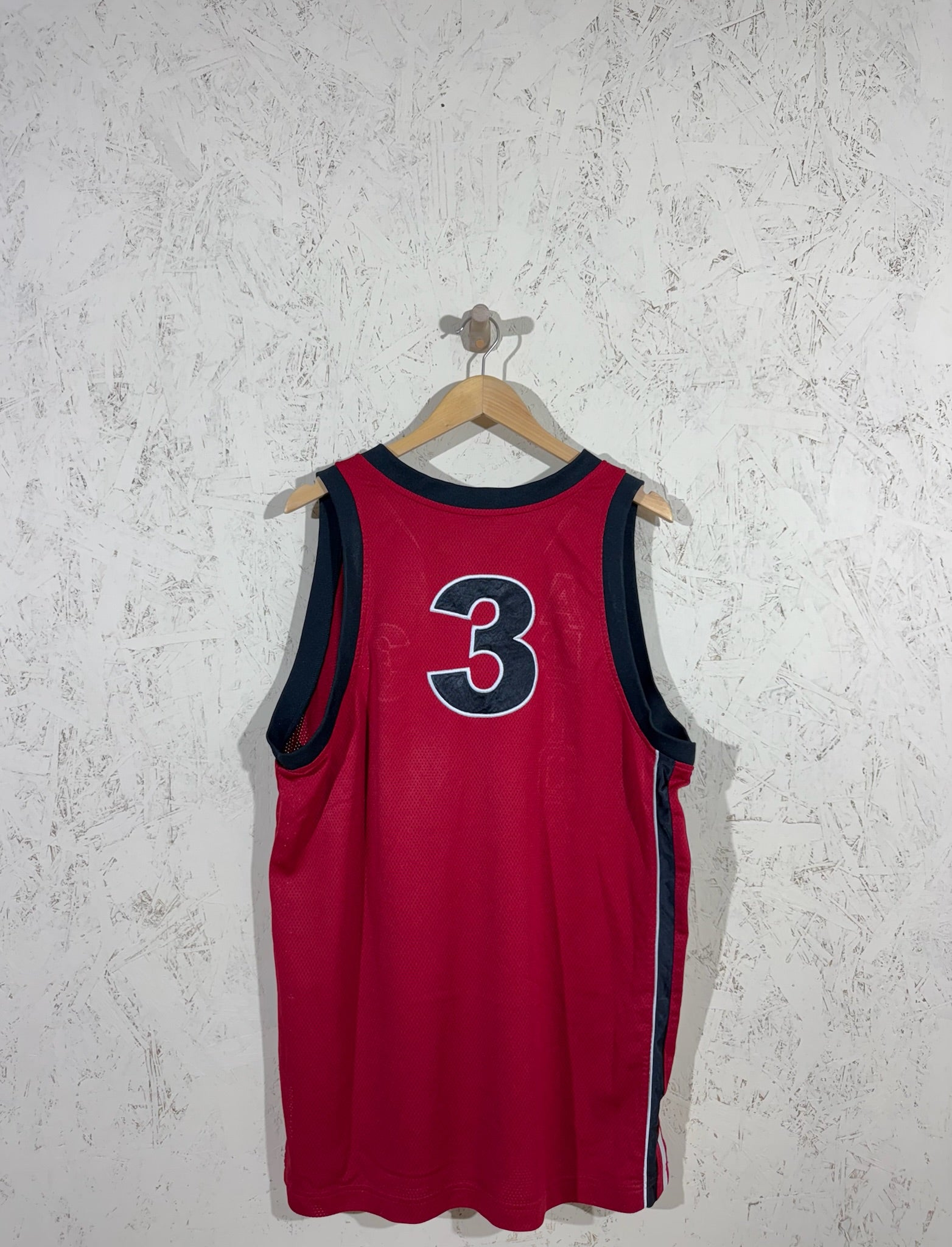 Débardeur Adidas Basketball N°3 Rouge Vintage L Mixte