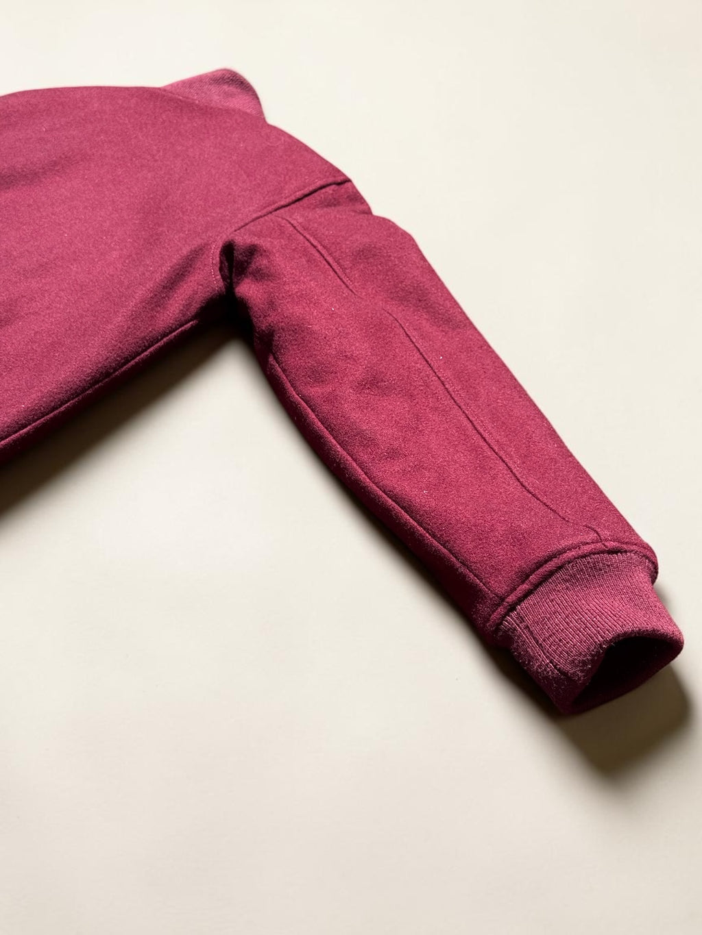 Veste varsity Obey en laine matelassée – Bordeaux – S – Homme — photo complémentaire 5