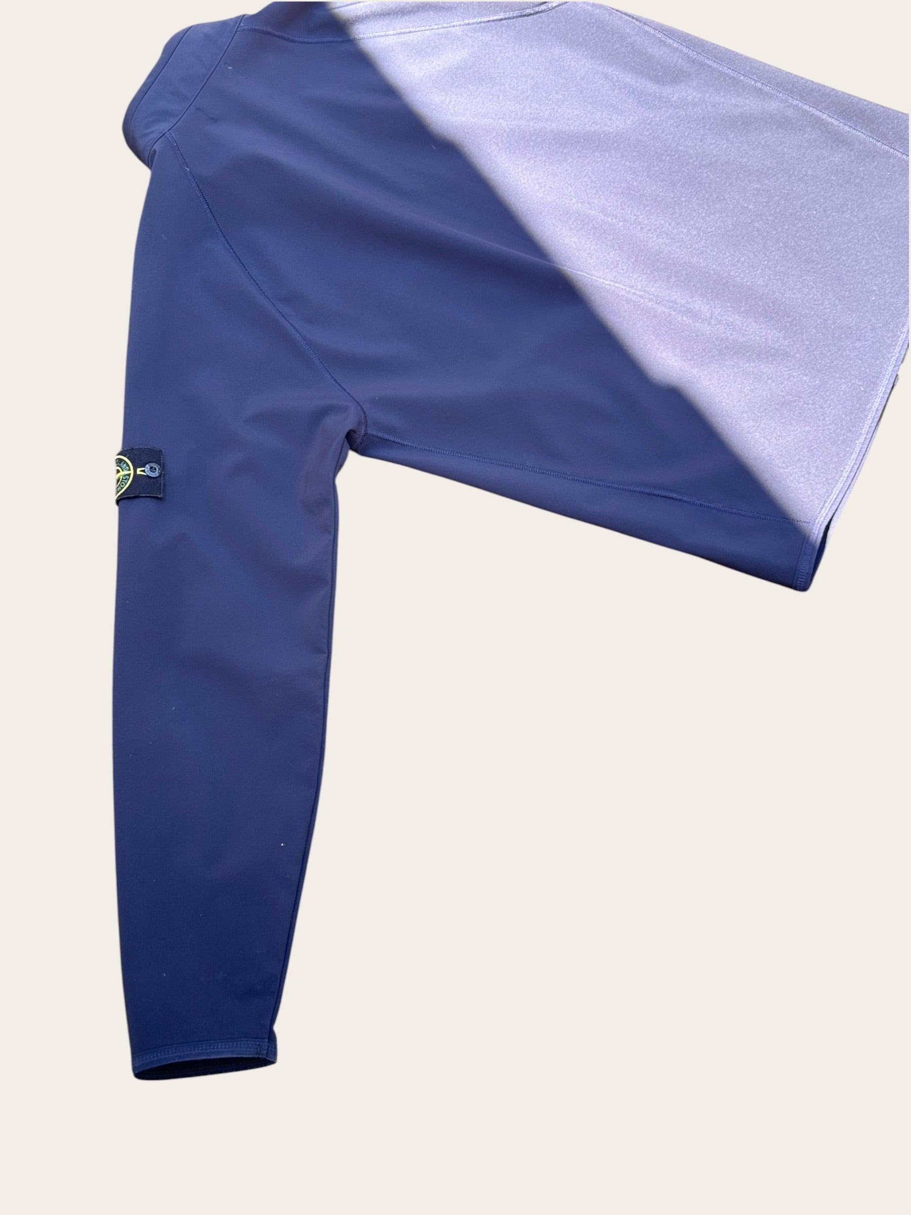 Veste Stone Island Light Soft Shell-R – Bleu marine – L – Mixte — photo complémentaire 4