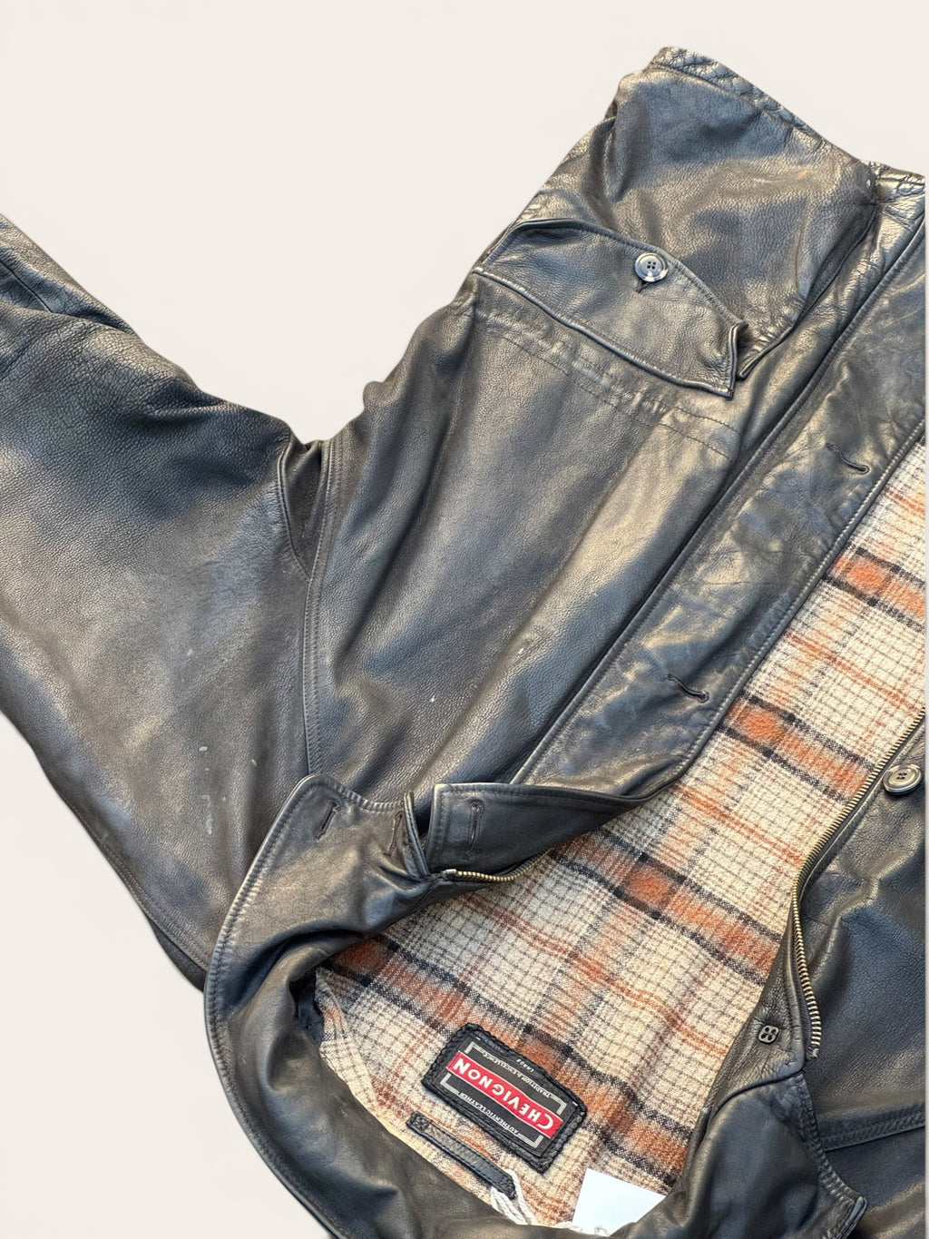 Veste en cuir – Chevignon – L – Homme