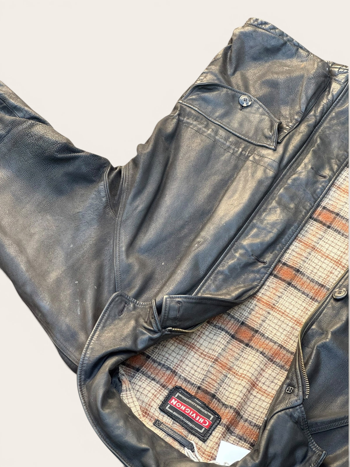 Veste en cuir – Chevignon – L – Homme