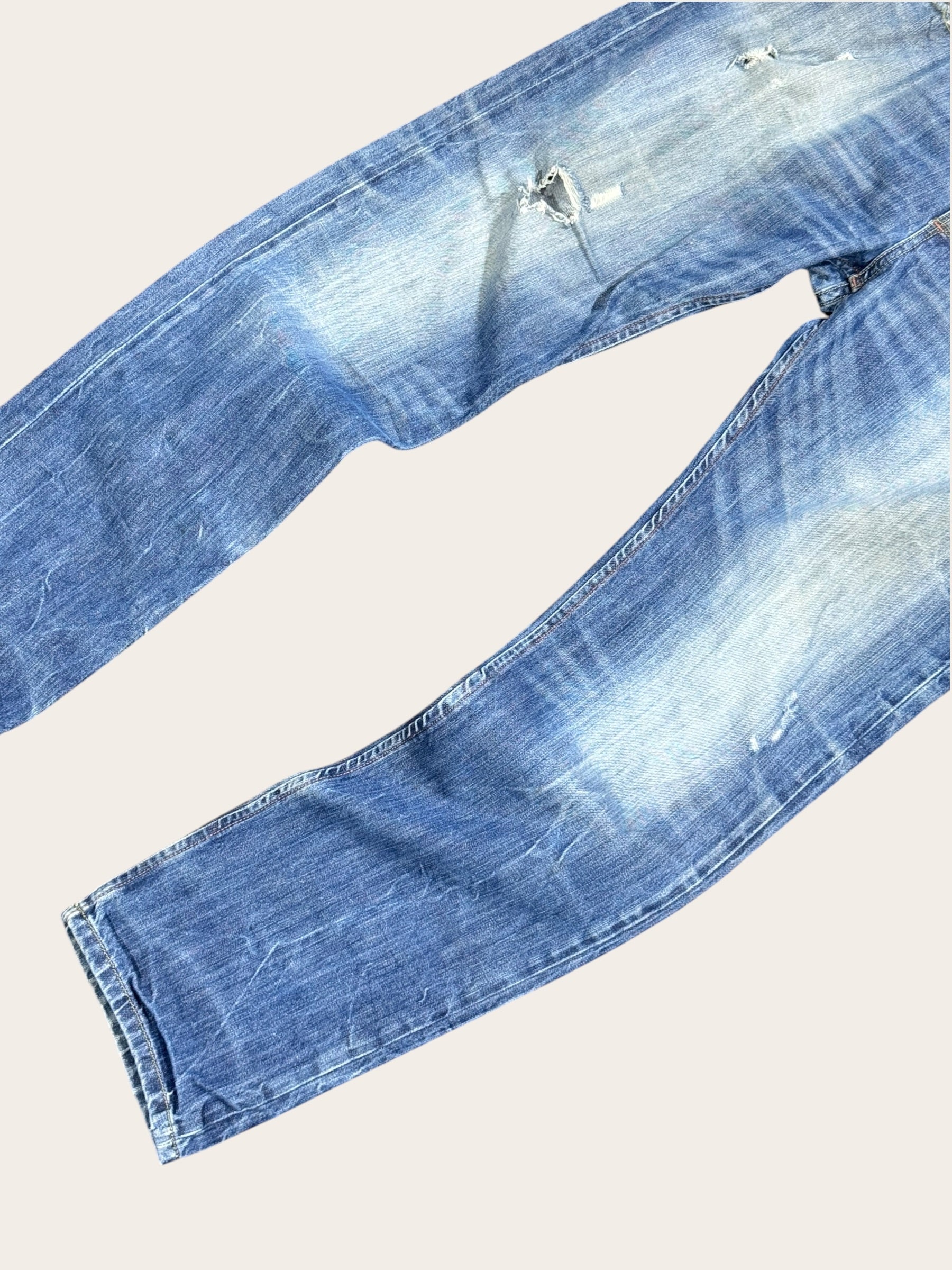 Jean Diesel – Bleu délavé – W34 L32 – Homme — photo complémentaire 2