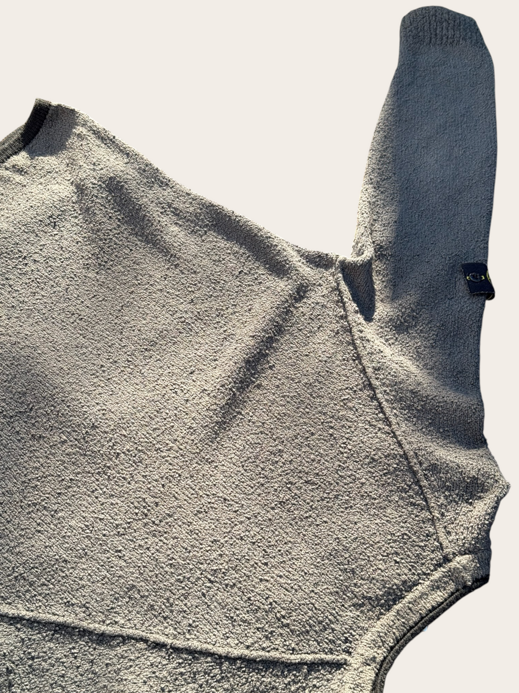 Sweat Stone Island col rond – Gris – L – Mixte — photo complémentaire 7