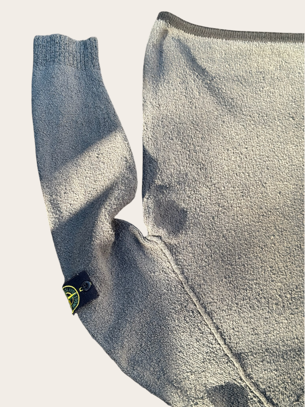 Sweat Stone Island col rond – Gris – L – Mixte — photo complémentaire 4