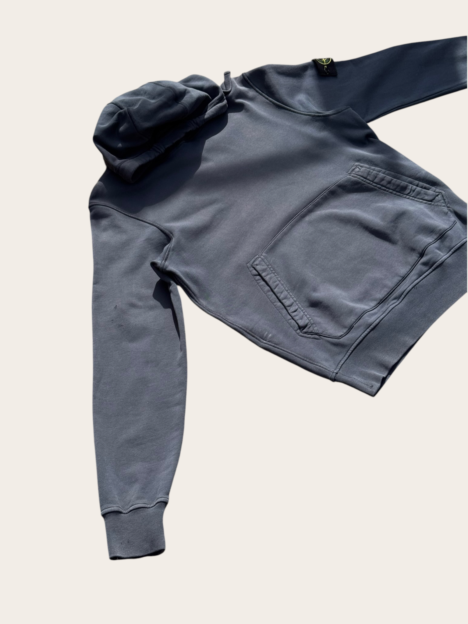 Sweat à capuche Stone Island – Bleu gris – M – Mixte — photo complémentaire 2